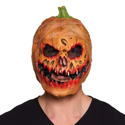 Läskig Pumpa Mask - One size