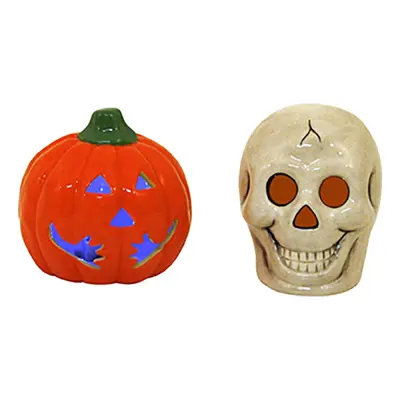 LED-Lykta Pumpa/Döskalle - 1-pack