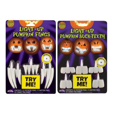 Lysande Tänder till Pumpa