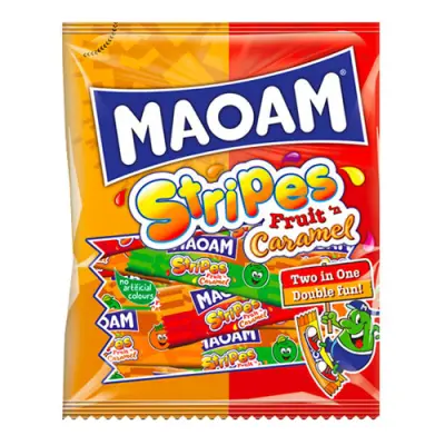 Maoam Stripes Fruit n Caramel