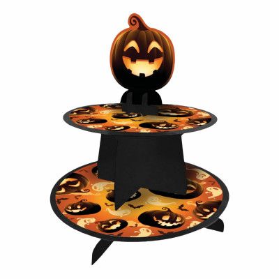 Muffinsställ Halloween Pumpor