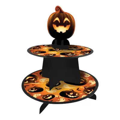 Muffinsställ Halloween Pumpor