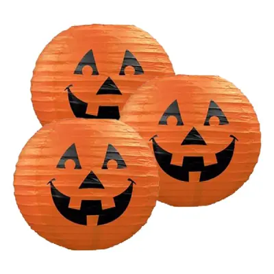 Papperslyktor Pumpor - 3-pack