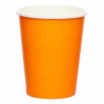 Pappersmuggar Orange - 8-pack