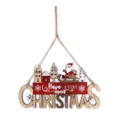 Hängande Juldekoration Tomte på Släde