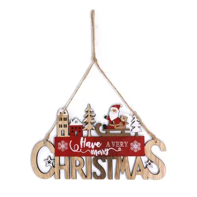 Hängande Juldekoration Tomte på Släde