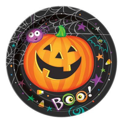 Papperstallrikar Happy Pumpkin