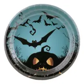 Papperstallrikar Pumpa - 8-pack