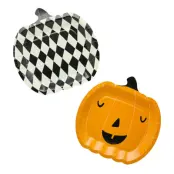 Papperstallrikar Pumpor - 8-pack