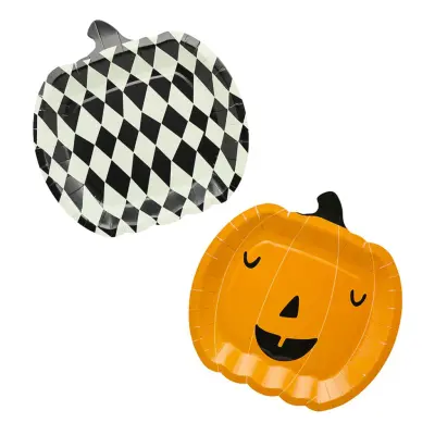 Papperstallrikar Pumpor - 8-pack