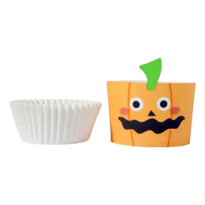 PME Cupcake Kit Jack-O-Lantern - 12-pack