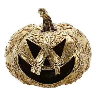 Pumpa Halloween Barock Guld