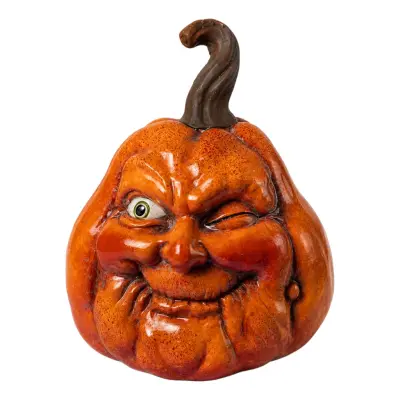 Pumpa Halloween med Ansikte Liten