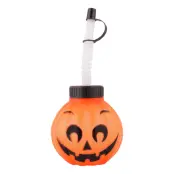 Pumpa Plastbägare med Sugrör