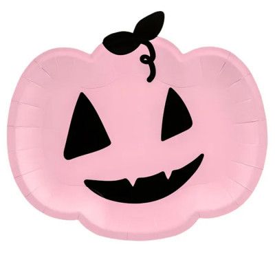 Pumpa Rosa Papperstallrik 6-pack