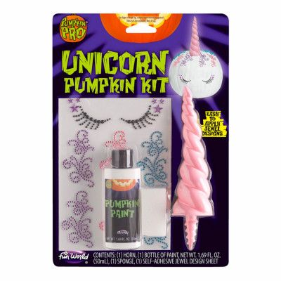 Pumpadekoration Enhörning