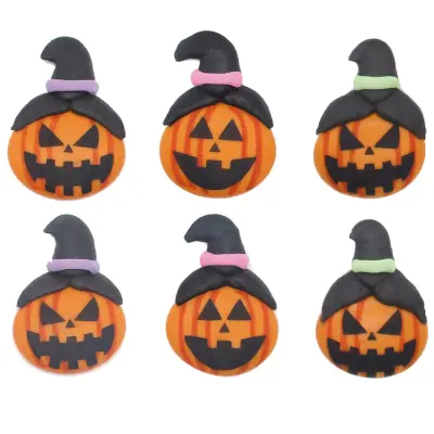 Pumpor 2D Muffinsdekoration 3,8x2,6 cm 72-pack