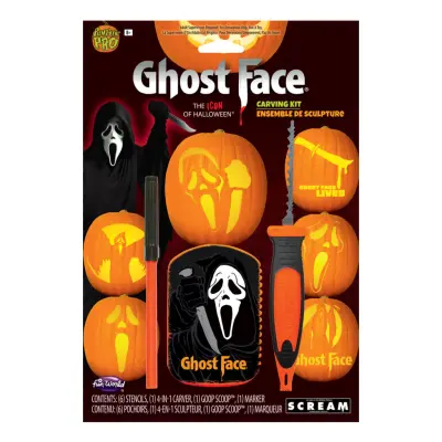 Scream Ghost Face Karva Pumpa Kit