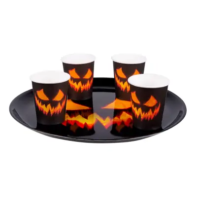 Serveringsbricka Läskig Pumpa