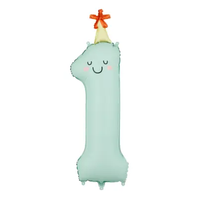 Sifferballong Partyhatt - Siffra 1