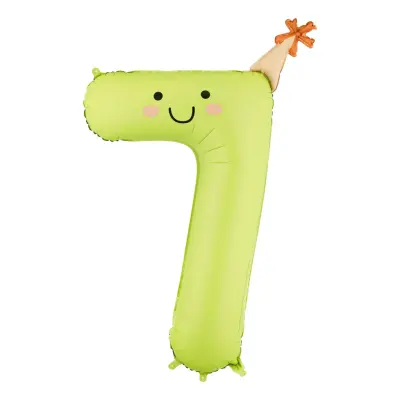 Sifferballong Partyhatt - Siffra 7