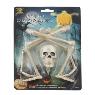 Skelett Dekoration till Pumpa