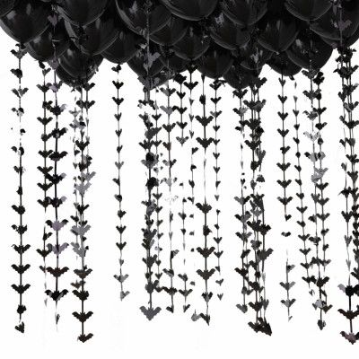 Takballonger Halloween Fladdermöss - 35-pack