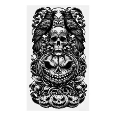 Tatuering Killer Pumpkin - One size