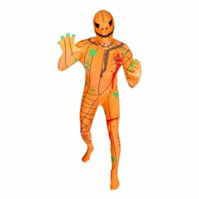 The Evil Pumpkin Morphsuit Maskeraddräkt