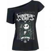 The Nightmare Before Christmas - Disney T-shirt - Jack Skellington - Pumpkin King - S 5XL - för Dam - svart