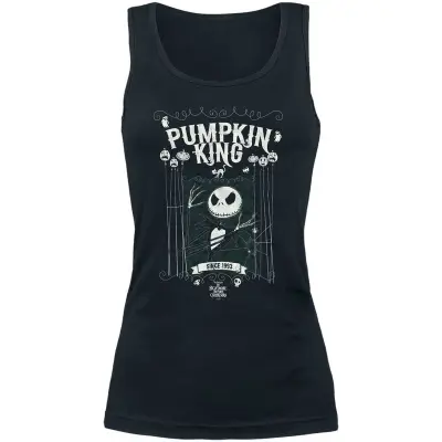 The Nightmare Before Christmas - Disney Topp - Jack - Pumpkin King - S XXL - för Dam - svart