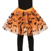 Tyllkjol Barn Halloween Orange - One size