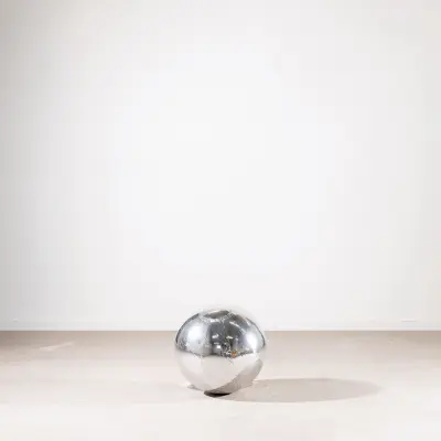 Uppblåsbar Spegelboll Silver - 40 cm