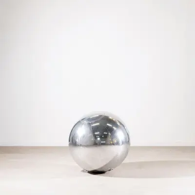 Uppblåsbar Spegelboll Silver - 60 cm