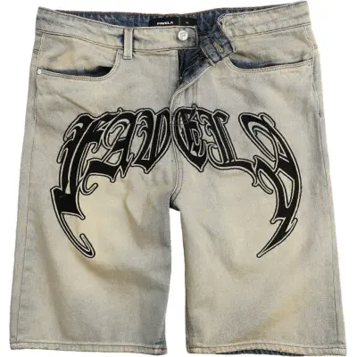 Favela Shorts - AVES SAND WASHED DENIM V2 JORTS - 30 38 - för Herr - sand