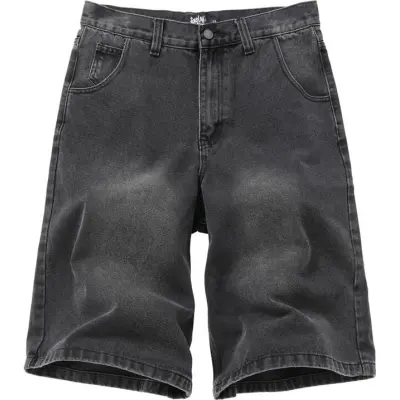 Forplay Shorts - Tvättade baggy jeans - 29 40 - för Herr - svart