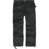 Gothicana by EMP - Gothic Tygbyxor - Army Vintage Trousers - S XL - för Herr - svart