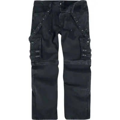 Gothicana by EMP Jeans - Jetarel - W30L32 W34L34 - för Herr - svart