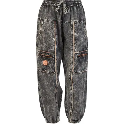 Innocent Tygbyxor - Mushroom Co-Ord Pants - XS XL - för Dam - grå