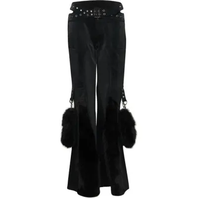 KOI - Anime Tygbyxor - : Malacath Zipper Baggy Utility Cargo Pants - Blac - XS XXL - för Dam - svart