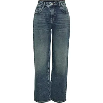 Noisy May Jeans - NMJOSIE HW BAGGY JEANS AZ400MB NOOS - W25L32 W32L32 - för Dam - blå