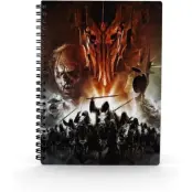 Sagan om Ringen Anteckningsblock - Mordor Evil Army - 3D Effekt Notizbuch - för flerfärgad