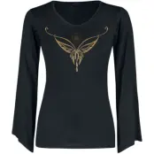 Sagan om Ringen Långärmad tröja - Elven - S XXL - för Dam - svart