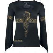 Sagan om Ringen Långärmad tröja - Horse Of Rohan - L XXL - för Dam - svart