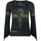 Sagan om Ringen Långärmad tröja - Horse Of Rohan - L XXL - för Dam - svart