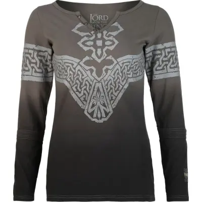 Sagan om Ringen Långärmad tröja - Khazad-Dûm - M XL - för Dam - grå