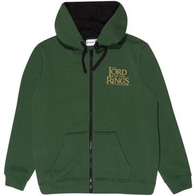 Sagan om Ringen Luvjacka - Logo - S L - för Herr - grön