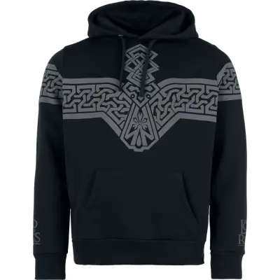 Sagan om Ringen Luvtröja - Khazad-Dûm - S 3XL - för Herr - svart