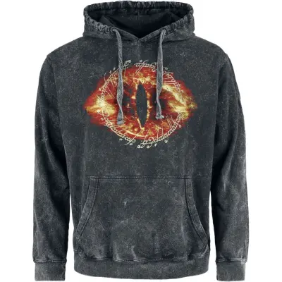 Sagan om Ringen Luvtröja - Sauron - Eye Of Fire - L - för Herr - flerfärgad