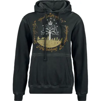 Sagan om Ringen Luvtröja - The Journey - S XXL - för Dam - antracit